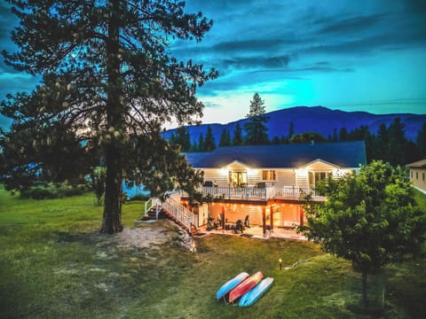 Back of Home at Dusk