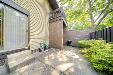 Private Patio | Sitting Area | Charcoal Grill