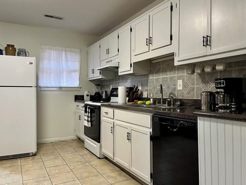 Clean, efficient, electric kitchen with crockpot to coffee maker w/all gadgets!