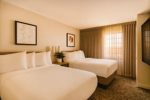 Bedroom. Exact unit assigned upon arrival. Views, colors, decor may vary