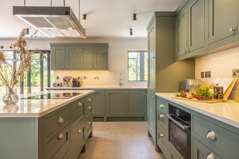 Ground floor: The well-equipped kitchen