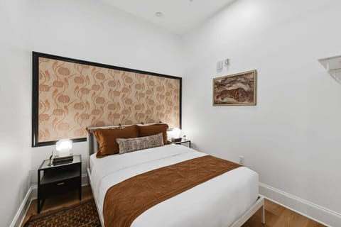 Bedroom 1 | Queen Bed with Comfortable Layout and Storage Space | First Floor