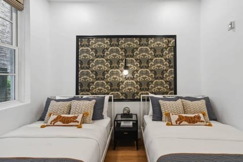 Bedroom 3 | Two Full Beds Ideal for Families or Groups | First Floor