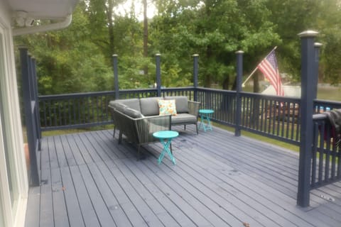 back porch sitting area 