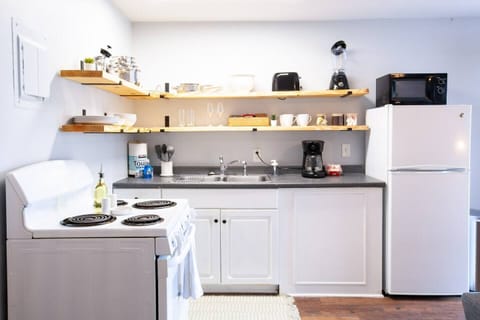 Enough supplies to start your stay with additional cleaning supplies located under the kitchen sink