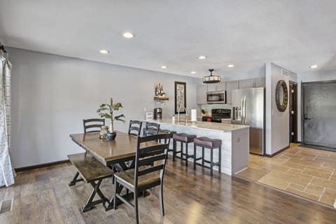 Modern Kitchen and Dining Areas for Meals In