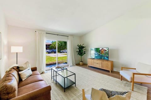 Living room A with Roku Smart TV