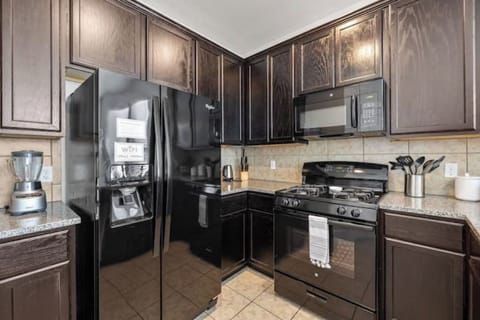 Create any meal in our fully stocked kitchen complete with modern appliances.