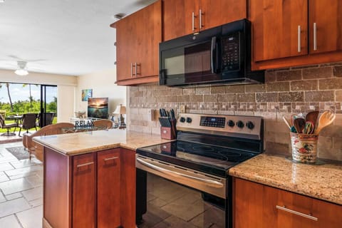 Cook a delicious meal in the fully stocked kitchen