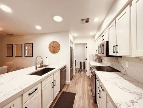 spacious fully equipped kitchen