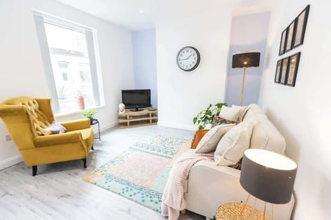 Cosy and bright living room for relaxing