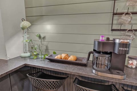 Space for a morning cup of joe.