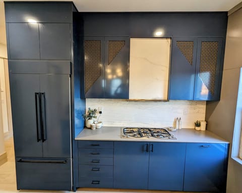 5 Burner Jenn-Air gas cooktop, 36" Kitchenaid Refrigerator 