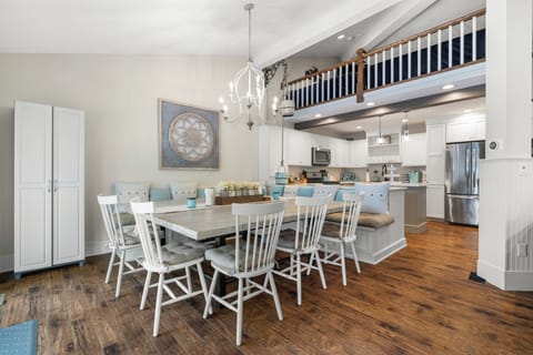 X-Large dining room table seats around 13