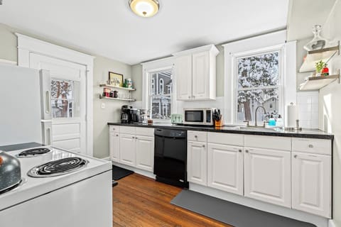 Fully equipped kitchen is stocked to cook your favorite meals at home