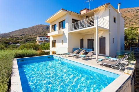 Beautiful villa with private pool and terrace with panoramic sea views