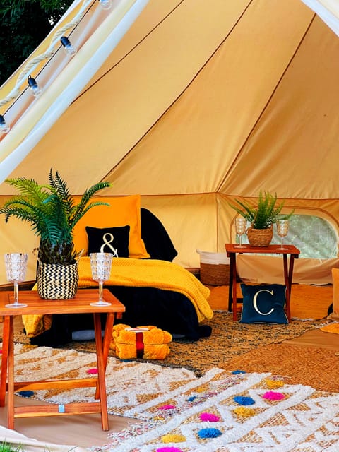 Cayo ~ retreat interior luxury bell tent