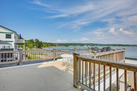 Private Balcony | Portage Lake Views