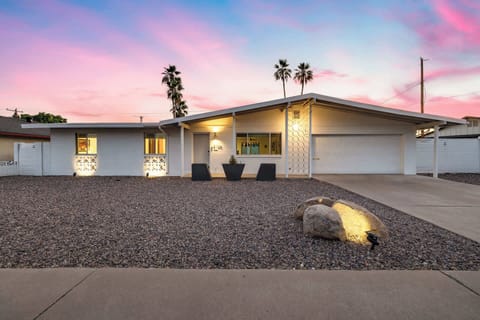 Iconic mid century home located in Old Town Scottsdale. Private yard with heated pool.
