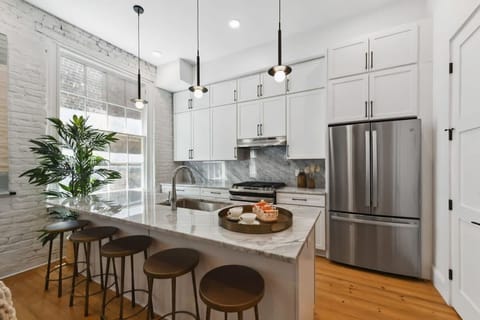 Unit 202 | Kitchen | Fully Equipped Kitchen | First Floor | Open Access to Living Area