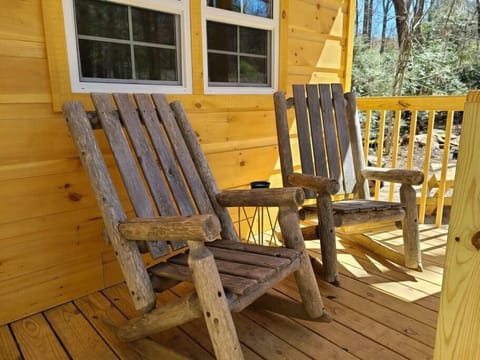 Rocking chairs on front porch
