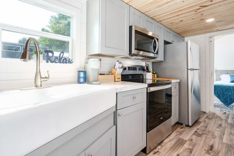 Guests love our coffee bars with Keurigs, french press and kettles!