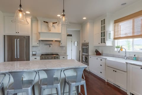 Roomy kitchen ready for multiple cooks