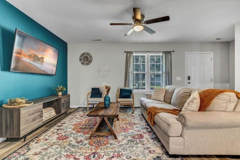 {LIVING ROOM} Ultimate comfort meets entertainment bliss in this living room.