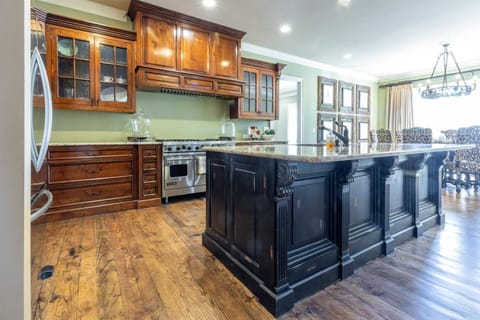 Another view of the upstairs kitchen.