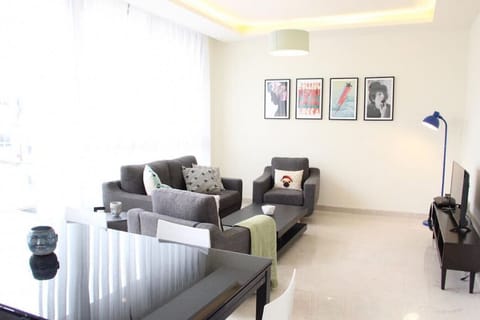 Spacious common area designed for relaxing and spending quality time together during your stay.