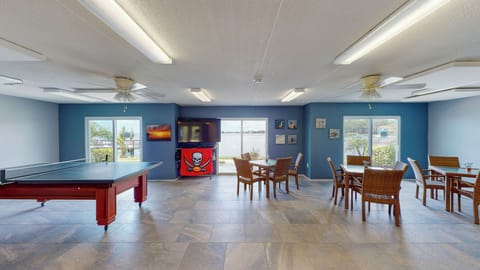 Clubhouse overlooking the water