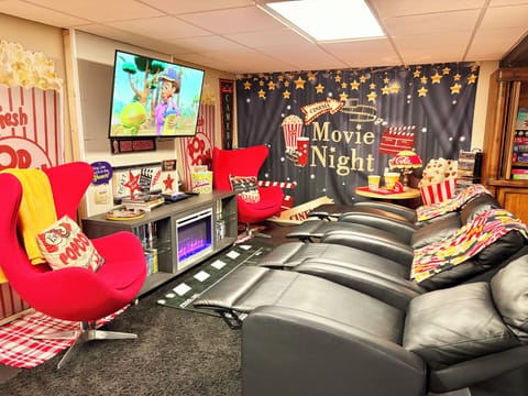 Movie area lower level