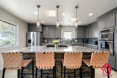 Tastefully decorated kitchen