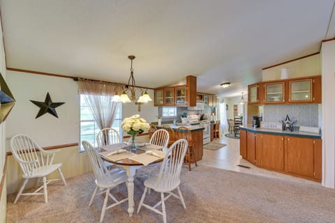 Vernon Vacation Rental | 3BR | 2BA | 1,700 Sq Ft | Stairs Required for Access