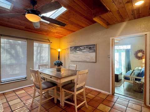 Dining room with seating for four