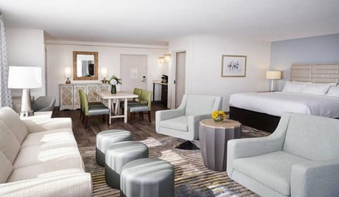 Gather and relax in an airy suite with plenty of seating.