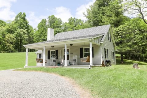 Looks can be deceiving.  This cottage is surprisingly roomy.