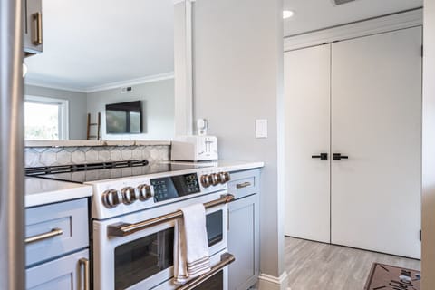 Fully equipped kitchen! Cook like a chef with high-end appliances and ample space.