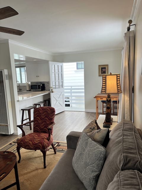 Picture taken from back of living room 