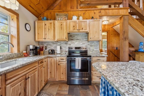 Clean and open kitchen space.