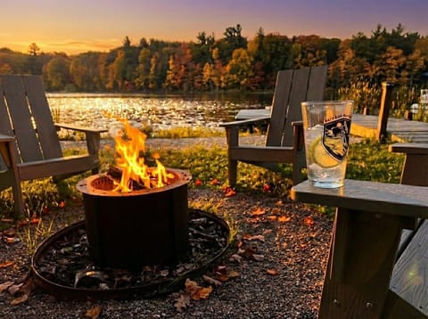 Fire Pit in autumn