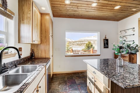 Our kitchen provides excellent natural light, making the space feel bright.