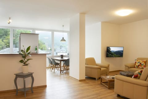 Livingroom and Kitchen with a view