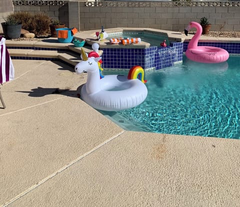 pool and hot tub