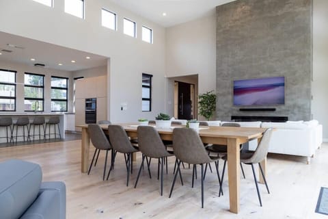 Gather the whole family at the dining area