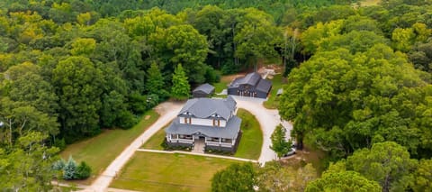 Aerial view of Chateau Amelia