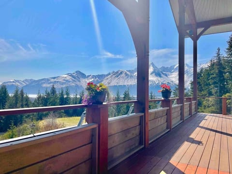 Mountain & bay views from the balcony