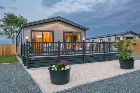 The Outside of the lodge & Parking space