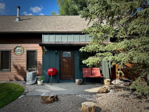 Chokecherry Hideout is the green portion, a petite cabin-feel woodsy experience!