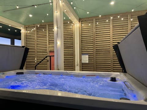 14 ft Swimspa under the house